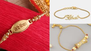 Latest Gold Rakhi // With weight and price|| #UniqueArts