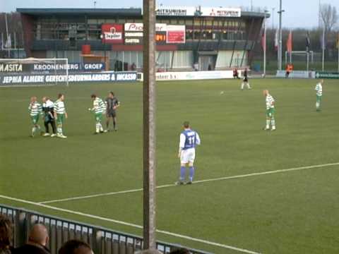 Almere, FC Omniworld - De Graafschap - vervolg "Theo,Theo,,,,"  deel 4 van 4