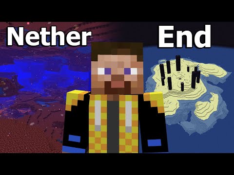 Beating Minecraft Completely Underwater