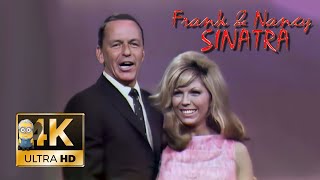 Frank Sinatra &amp; Nancy Sinatra AI 4K enhanced - Downtown -These Boots are Made for Walking 1966
