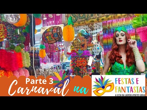 Carnaval 2023 Loja Festas e Fantasias na 25 de março Parte 3| Top em Orlando