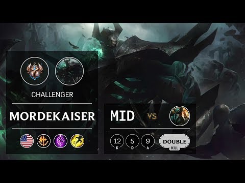 Mordekaiser Mid vs Gangplank - NA Challenger Patch 9.22