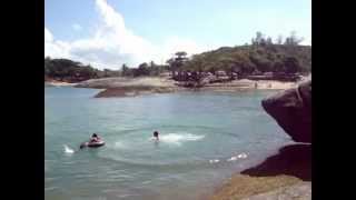 Pulo da Pedra, praia de Setiba Guarapari