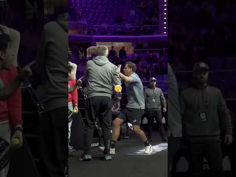 😮‍💨 Paquito Navarro in the Milano Premier Padel  P1 vs. Ale Galán y Juan Lebron