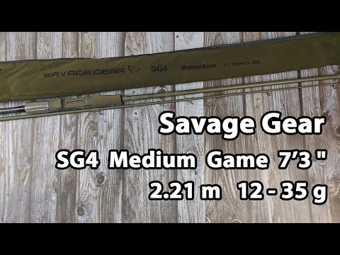 Спінінг Savage Gear SG4 Medium Game 7’3"/2.21m 12-35g