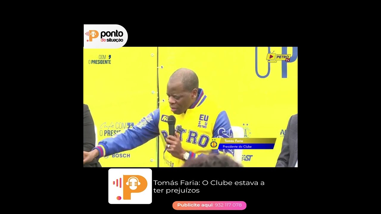 TOMÁS FARIA: O CLUBE ESTAVA A TER PREJUÍZOS