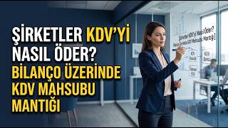 Şirketler KDV'yi Nasıl Öder? Bilanço Üzerinde KDV Mahsubu Mantığı #muh