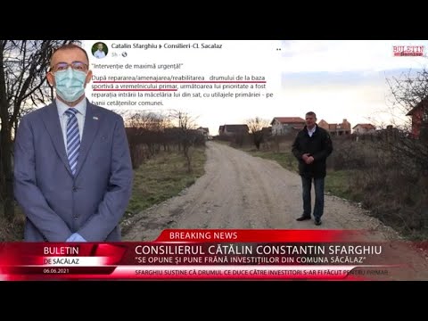 Consilierul Sfarghiu ”se opune și pune frână investițiilor din comuna Săcălaz”