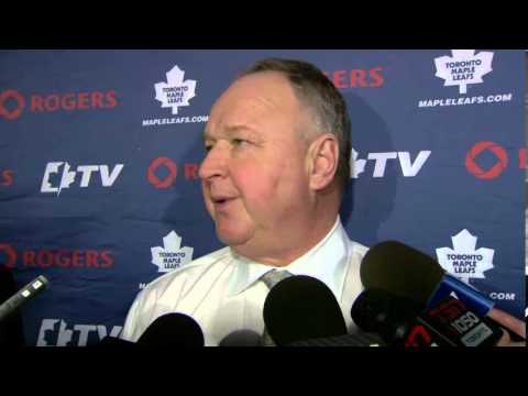 Randy Carlyle Post Game - Maple Leafs @ Panthers (Feb 5, 2014)