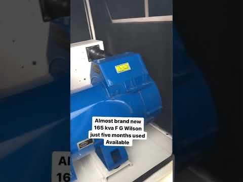 Almost brand new 165 kva F G Wilson uk Perkins generator available