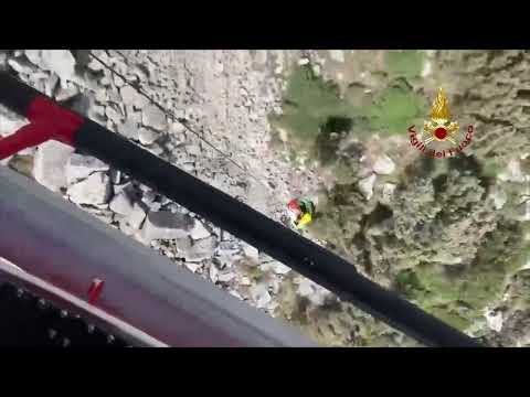 Escursionista disperso sul Monte Capanne, recuperato dai vigili del fuoco in elicottero