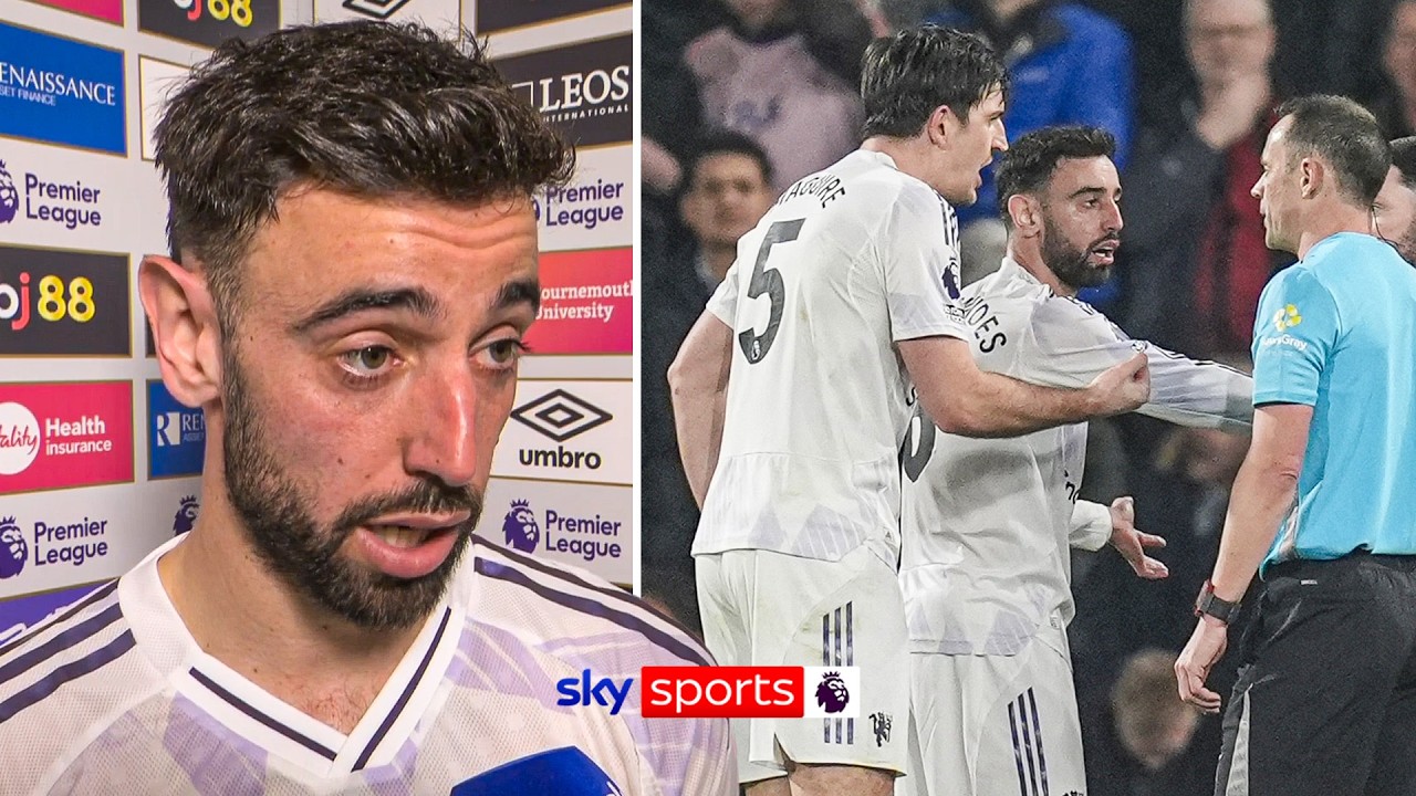 "Either ONE is a penalty or NONE" | Bruno Fernandes FULL post-match thoughts as Man Utd draw