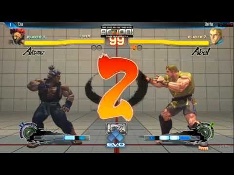 EVO2014 - USF4 Quarters - Eita (AKUMA) vs Shinba (ABEL)