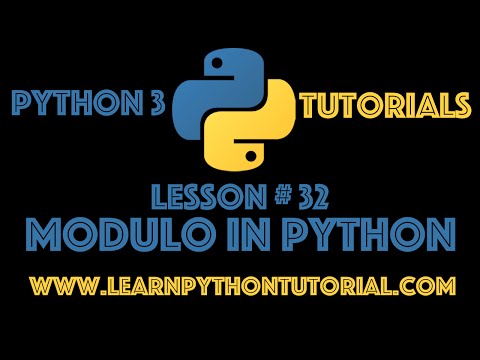 Python Tutorial: Understanding Modulo In Python #32