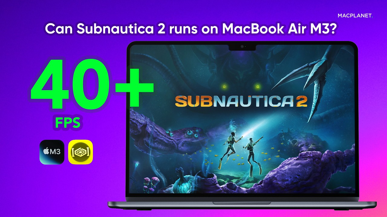 40+ FPS on a MacBook?! Subnautica 2 via CrossOver