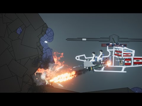 Kong vs Helicopters in People Playground