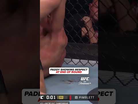 Pimblett dapped up Gaethje after taking a beating #ufc324