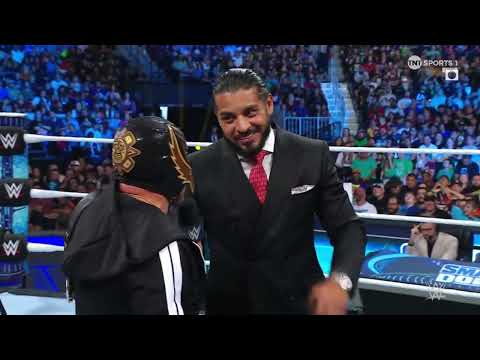 Santos Challenges Rey + The Street Profits vs LWO – WWE Smackdown 9/15/23 (Full Segment)