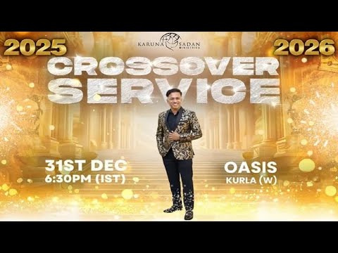 20251231 | KSM | CROSSOVER SERVICE | [ LIVE 🔴 ] | Pastor Michael Fernandes