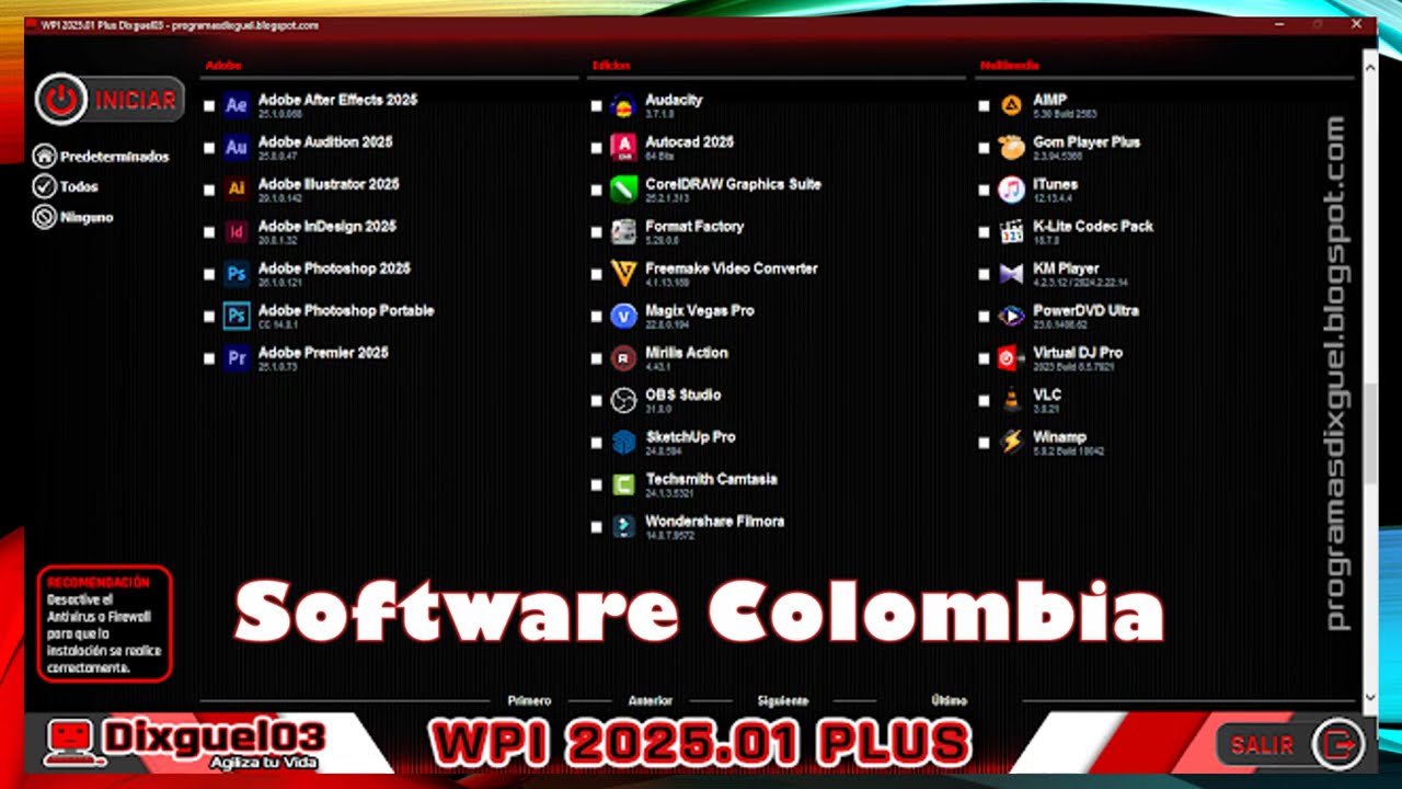 WPI 2025.01 PLUS Dixguel03 (Version Full 57 Gb- GRATIS SIN PAGOS