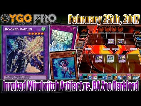 Invoked Windwitch Artifacts vs. Burning Abyss Zoodiac Darklord (YGOpro Duels) Grind Games R Fun :D
