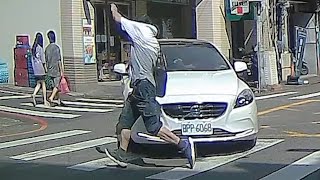 【車禍影片】行人地獄（2025.06.22 桃園市桃園區中正路與北新街口 #警方已逕行舉發