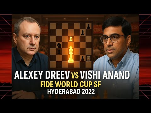 Alexey Dreev vs Viswanathan Anand♟️Strategic Battle Ends in Draw♟️FIDE World Cup SF Hyderabad 2002