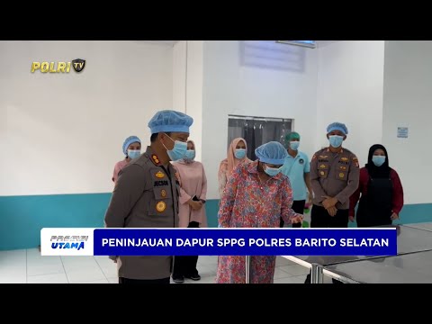 KAPOLRES &amp; IBU KETUA BHAYANGKARI CABANG BARSEL TINJAU DAPUR SPPG PASTIKAN KUALITAS GIZI DAN KEBE