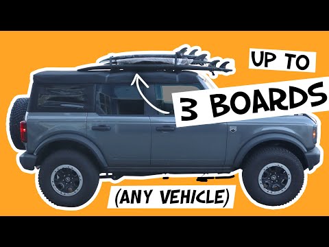 Surfboard Car Rack Installation [EASY, FAST, SECURE]