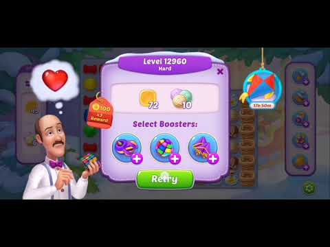 Level 12960 moderate😵/Level Walkthrough#homescapes