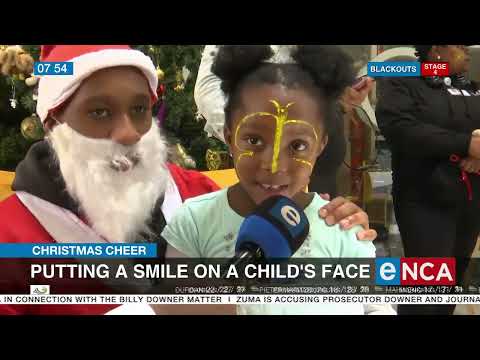 Christmas Cheer Putting a smile on a child's face