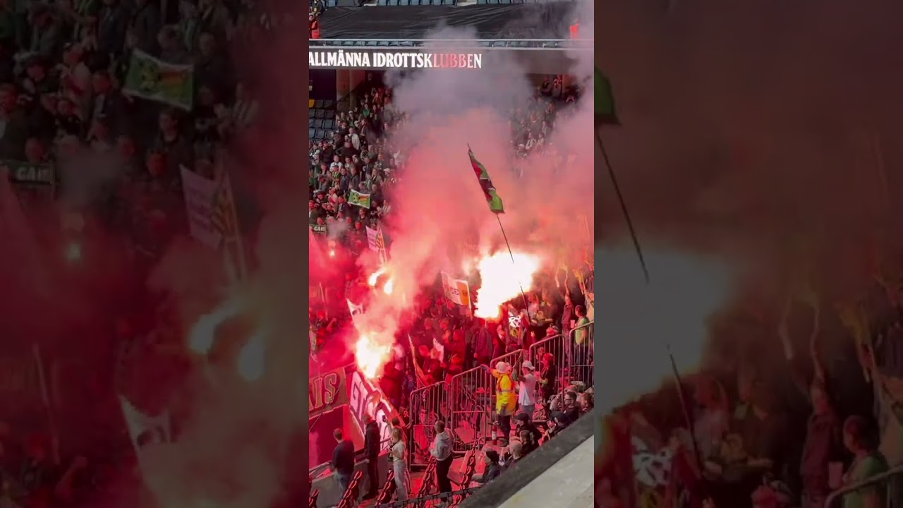 GAIS halvtidstifo mot AIK #gais #aik #gnaget #ultras