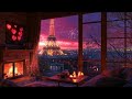 Romantic Paris Loft ️ Fireplace Eiffel Tower Jazz Music For Valentine S Day
