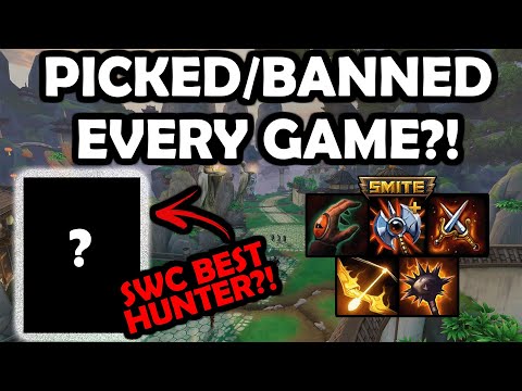 100% PICK/BANNED GOD IN THE SPL! HUNTERS RULE SMITE! - Season 9 Masters Ranked 1v1 Duel - SMITE
