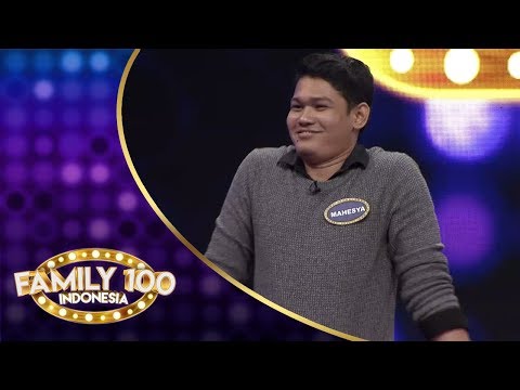Denger lagu dandgut, Mahesya langsung joget bahu! - PART 3 - Family 100 Indonesia 2019
