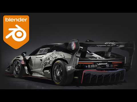 How to model Complex Car Details in Blender | Mclaren Senna GTR Modelling series Part 3