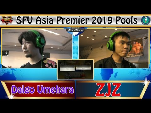 2019 TGS｜SFV Asia Premier - Pools to TOP 8｜CYG BST Daigo Umehara(Guile) vs GS XG XF ZJZ (Karin)