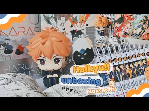 🐽[4K] UNBOXING E REVIEW📦|| MANGA HAUL || Haikyu!! - HAIKYUU || BOXSET PREMIUM HAIKYU!! 01✨Tầu Tẩu🐽