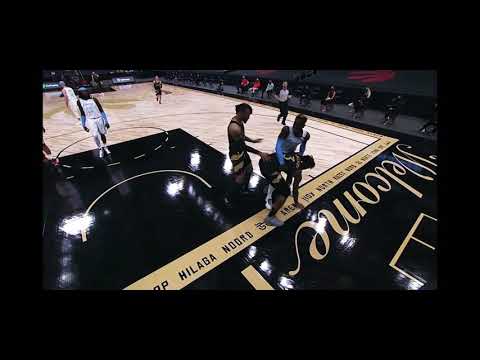 OG Anunoby & Montrezl Harrell EJECTED! Gary Trent Jr. steps up for teammate!