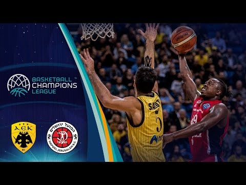 AEK v Hapoel Bank Yahav Jerusalem - Highlights - Basketball Champions League