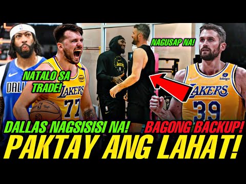 YARE NA! KEVIN LOVE WALA NG KAWALA SA LAKERS! BACK UP NI AYTON! DALLAS NAGSISISI NG ITRADE SI LUKA!