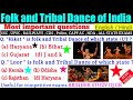 CLASSICAL AND FOLK DANCE OF INDIA भारत के लोक नृत्य TRIBAL DANCE OF INDI