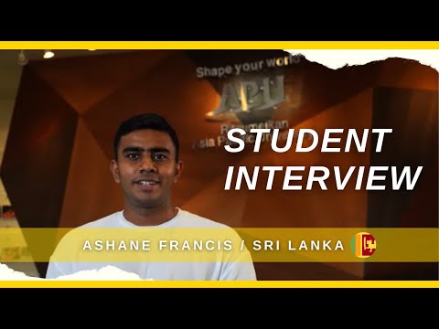 APU Student Profile: Ashane Francis