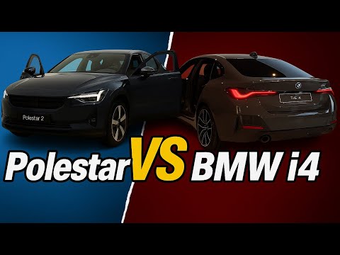 Polestar 2 VS BMW i4 M60 - Electric Sedan Showdown | Range, Performance & Design 