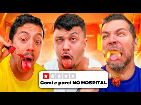 PROVAMOS AS PIMENTAS MAIS ARDIDAS DO MUNDO!!! 🌶️🔥 (Ft. Renato Albani & Victor Sarro)
