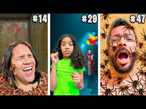 SUPERANDO 50 MEDOS EM 24 HORAS!!