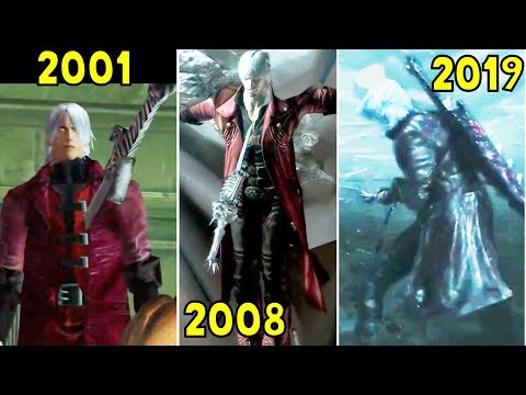Everytime Dante Got Stabbed 2001-2019 DMC1-DMC5 | Devil May Cry 5