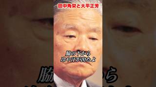 田中角栄と大平正芳 #田中角栄 #政治