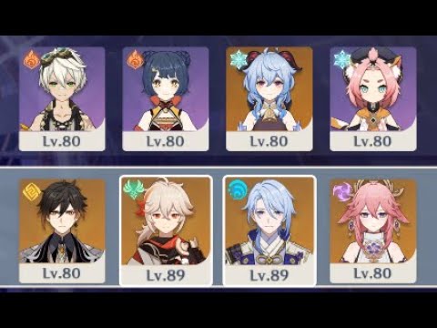 Genshin Impact - 2.7 Spiral Abyss Floor12 First time Clear Gameplay