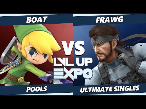 LVL Up Expo 2022 - Boat (Toon Link) Vs. Frawg (Snake) SSBU Ultimate Tournament